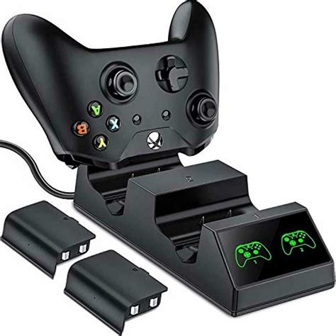 Xbox One Controller Charger Dual Charging Station with 2 x 600mAh Rechargeable B - Walmart.com ...