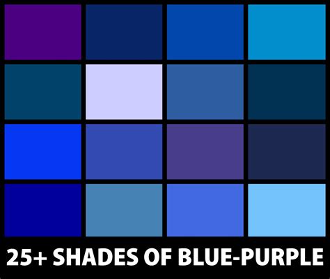 Shades of Blue-Purple Colors (Names, Hex, RGB, CMYK Codes) – CreativeBooster