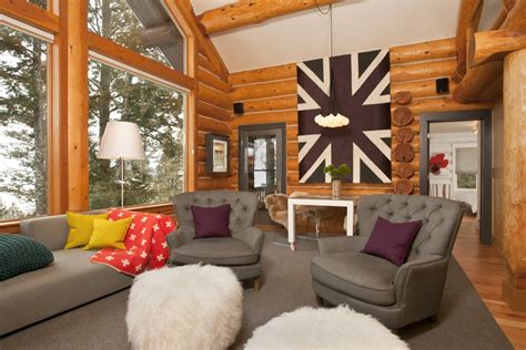 beyond the aisle: home envy: log cabin interiors