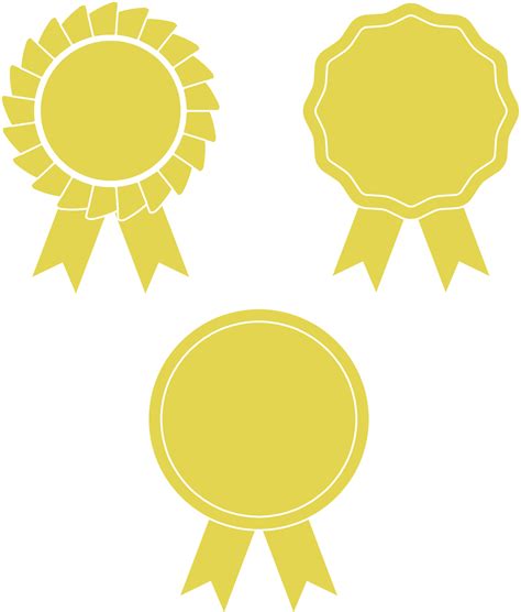 Award Badge Ribbon Set Vector Illustration 3463748 Vector Art at Vecteezy