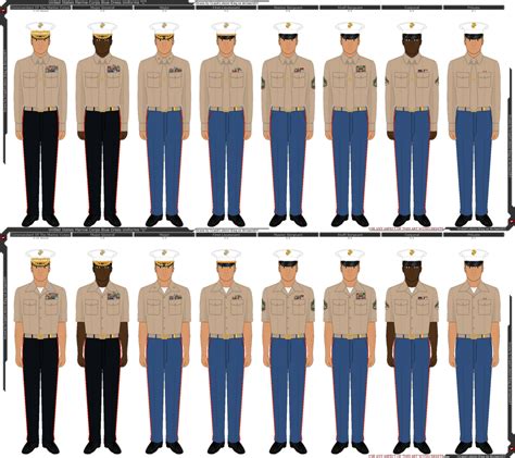 United States - Marine Corps Dress Uniforms 'C/D' by Grand-Lobster-King on DeviantArt