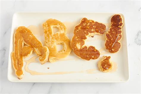 Easy Tricks for Making Pancake Shapes & Numbers