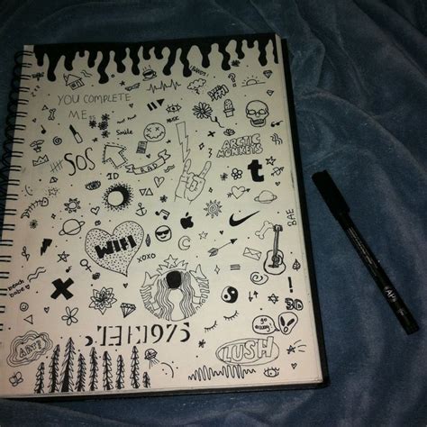 cute little notebook drawings | Notebook doodles, Doodles tumblr, Notebook doodles tumblr