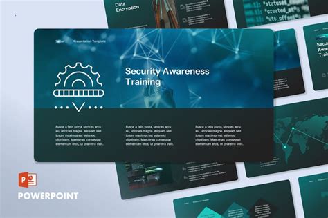 Saiber - Cybersecurity Powerpoint Template, Presentation Templates - Envato Elements