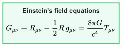 Equations Of General Relativity Theory By Einstein | Space.com Forums