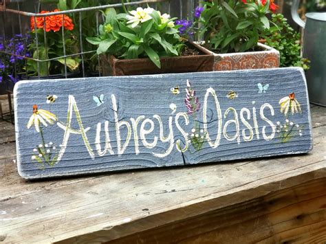 Custom signs for outdoor, garden gift,custom yard art,custom wood plaque,custom sign,outdoor ...