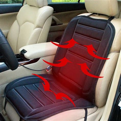 Universal Car Heated Seat Cushion Cover 12V Heating Heater Warmer Pad Winter Heated Seat Cushion ...