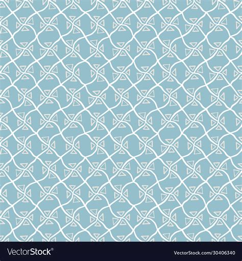 Abstract grid unisex seamless blue pattern Vector Image