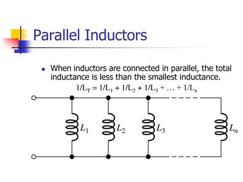 Inductors Connected In Parallel