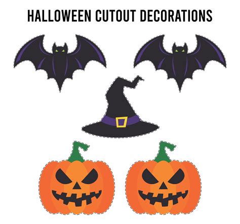 15 Best Free Printable Halloween Cutouts