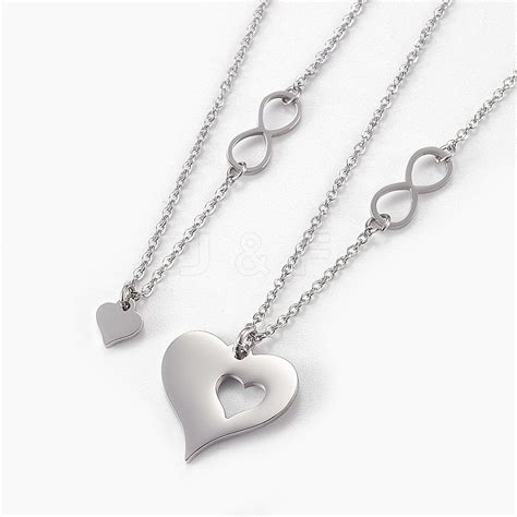 Wholesale 304 Stainless Steel Pendant Necklaces - Jewelryandfindings.com