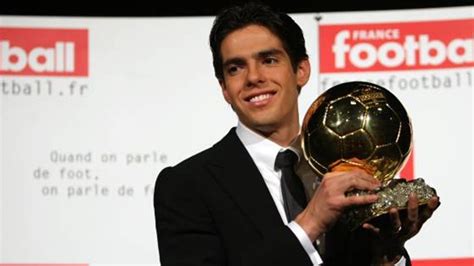 Kaka wins Ballon d'Or - Eurosport