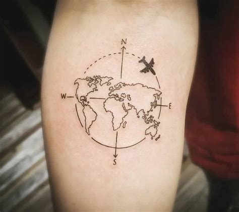 World Map Tattoos