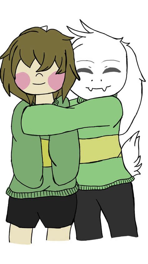 Chara and Asriel unfinished drawing. by Melodythekiller8690 on DeviantArt