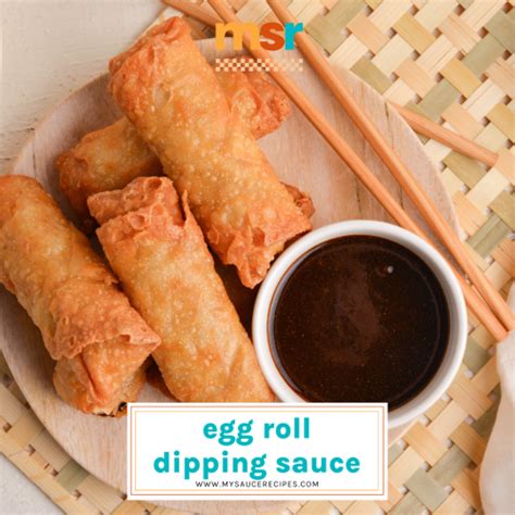 BEST Egg Roll Dipping Sauce Recipe (Ready in FIVE Minutes!)