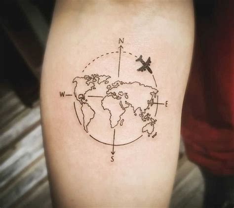 Med Tech. Запись со стены. | Map tattoos, World map tattoos, Globe tattoos