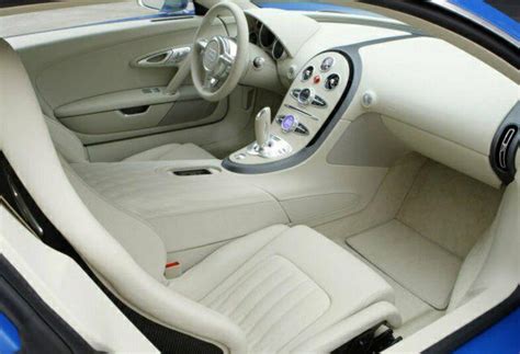 The interior of Bugatti Veyron cars. - Deals4Wheels