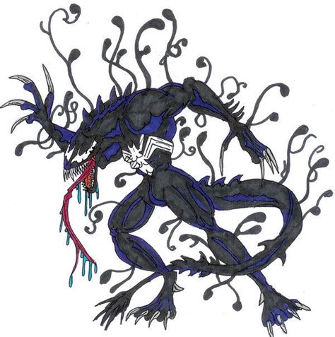 Lizard with venom symbiote by Marvelfans on DeviantArt