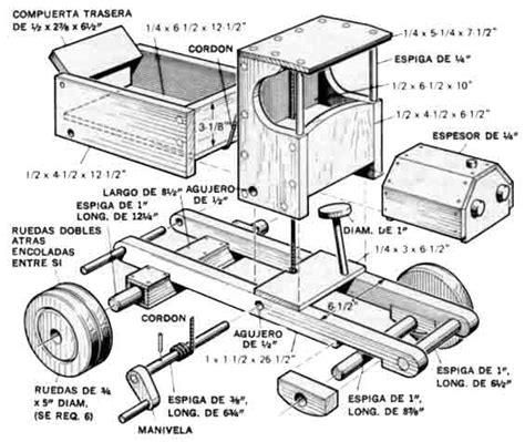 Toy dump truck woodworking project wooden toy plans