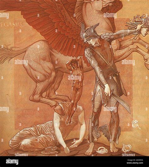 The Birth of Pegasus and Chrysaor 1876-1885 Edward Burne-Jones Stock Photo - Alamy