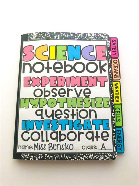 Science Interactive Notebooks - Maniacs in the Middle