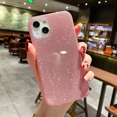 TPU Glitter All-inclusive Shockproof Protective Phone Case For iPhone 13 Pro (Pink) – Alexnld.com