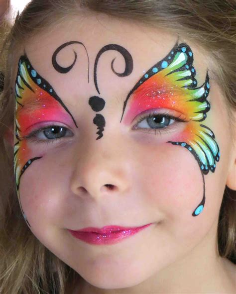 Butterfly Face Paint Easy - Touch Paint