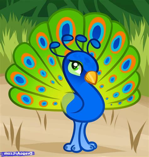 Easy Peacock Drawing at GetDrawings | Free download