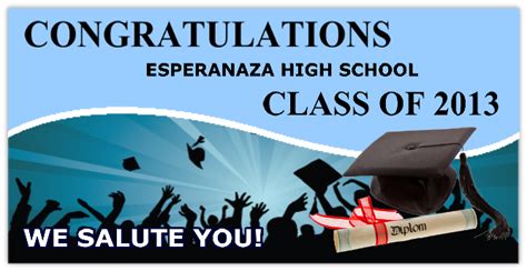 Graduation Banner 109 | Graduation Banner Templates | Design Templates | Real Cheap Signs ...