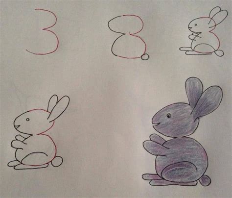 Kids friendly drawing with numbers as a base