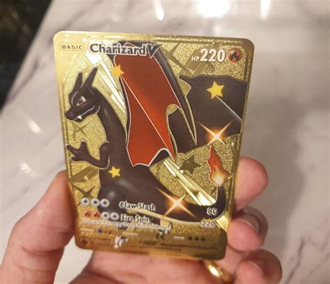 Charizard Pokemon Card Gold - Pokemon Cards Zone