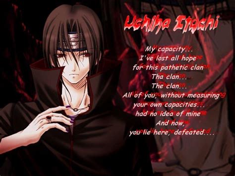 Itachi Quotes Wallpapers - Top Free Itachi Quotes Backgrounds - WallpaperAccess