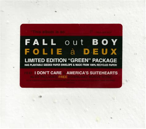 Fall Out Boy - Folie À Deux (2008, CD) | Discogs