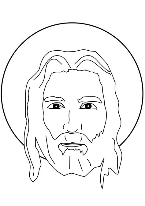 Jesus Face Drawing at PaintingValley.com | Explore collection of Jesus Face Drawing