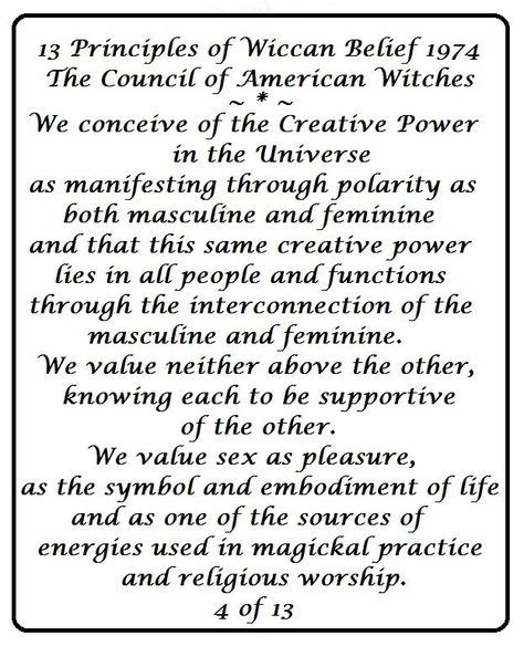 13 Principles of Wiccan Belief 4 of 13