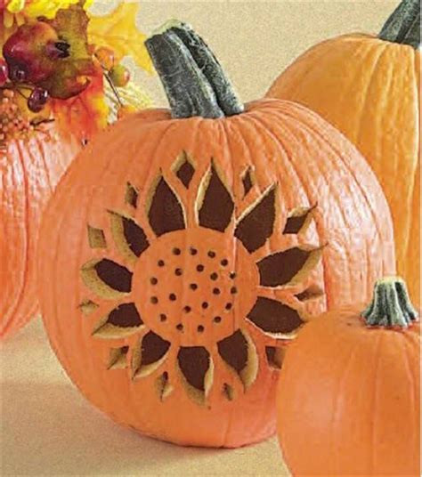 20+ Flower Pumpkin Carving Ideas