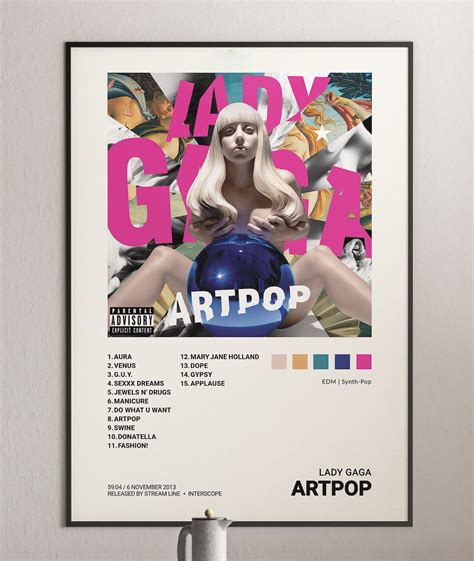 Lady Gaga - Artpop Album Cover Poster | Architeg Prints