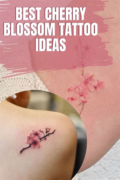 Cherry Blossom Tattoo Ideas {53 BEAUTIFUL IDEAS} - Tattoo Glee