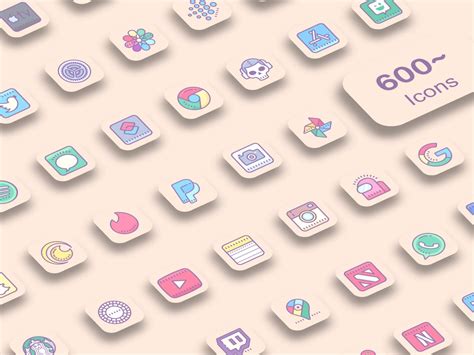 Pastel Desktop Icons Pastel Desktop Wallpaper Pastel MacBook | Etsy