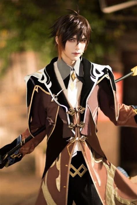 Genshin Impact Zhongli cosplay. | Character costumes, Cosplay, Cosplay costumes