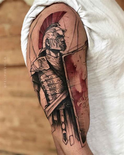 Roman Soldier Tattoo - Best Tattoo Ideas Gallery