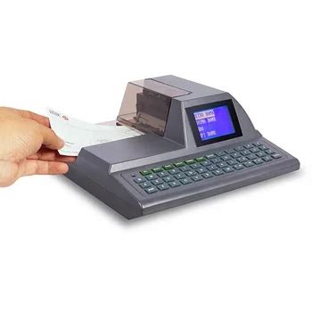 Full Keyboard Check Printing Printer Machines Cheque Writer With Software And Ribbon Free - Buy ...