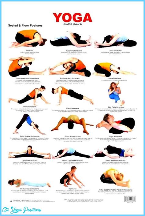 Beginners Yoga Poses Chart - AllYogaPositions.com