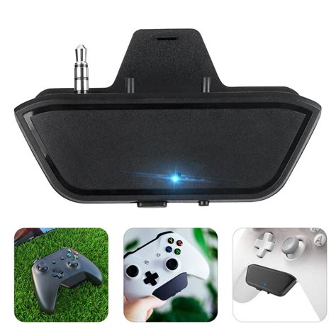 Bluetooth Transmitter for Xbox One ONE X/S Controller, EEEkit Headset Adapter Game Audio Chat ...