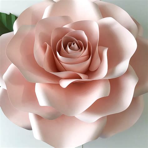 Rose Paper Flower Template