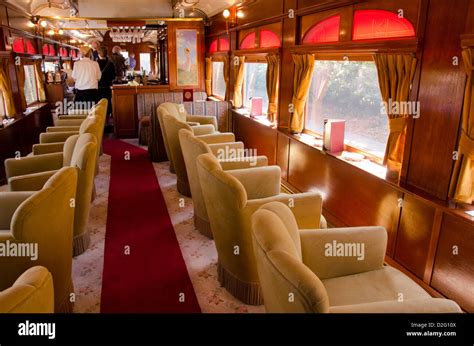 Vintage interior passenger car railroad hi-res stock photography and images - Alamy