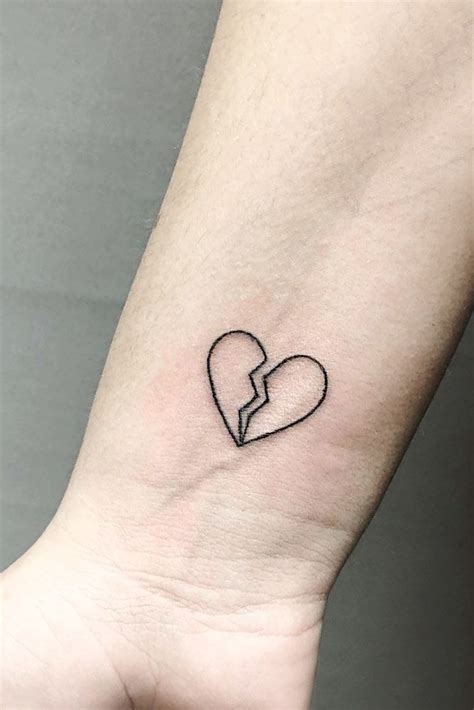 broken heart tattoo on hand - Pansy Espinoza