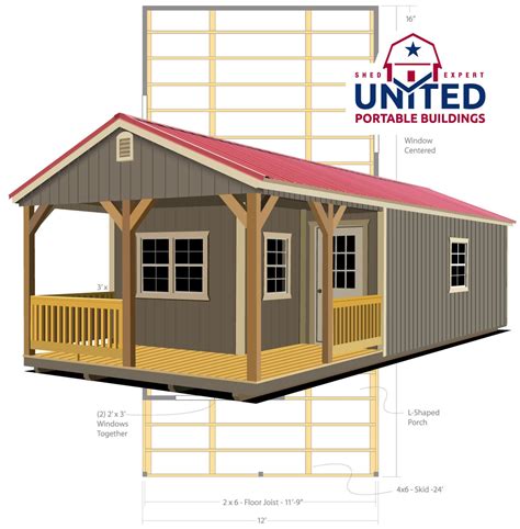 12x24 Lofted Cabin Floor Plans - Carpet Vidalondon