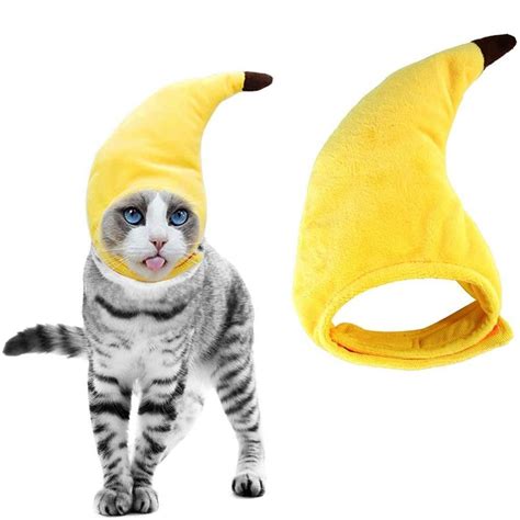 Pet Funny Cat Banana Hat Costume – Lovepawz