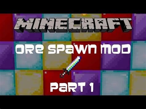 Orespawn Mod Review Part 1 (Weapons and Tools) - YouTube